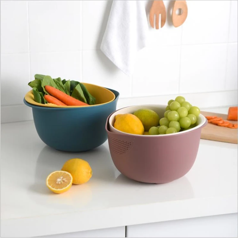 1pc Home Multi-functional Double Layer Draining Basket Vegatable Basin Fruit Storage Basket
1pc Home Multi-functional Double Layer Draining Basket Vegatable Basin Fruit Storage Basket