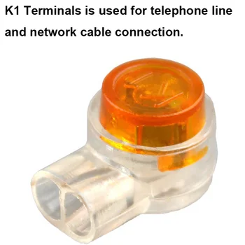 OULLX K1 K2 Terminals Rj45 Connector Crimp Connection Connector Waterproof Wiring Ethernet Cable Telephone Line Cord Terminals
OULLX K1 K2 Terminals Rj45 Connector Crimp Connection Connector Waterproof Wiring Ethernet Cable Telephone Line Cord Terminals