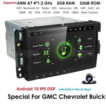 Car GPS Stereo Radio Nav For GMC Yukon Sierra Chevrolet Chevy Tahoe Suburban Android 10.0 4G 64G USB DVR RDS DTV OBD SWC Cam-in
Car GPS Stereo Radio Nav For GMC Yukon Sierra Chevrolet Chevy Tahoe Suburban Android 10.0 4G 64G USB DVR RDS DTV OBD SWC Cam-in