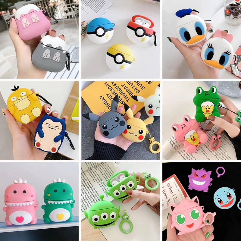 anime Cartoon Cute Earphone case For Apple Airpods 1 2 Silicone soft Skin Charging Box For Airpods accessories Protective Cover
anime Cartoon Cute Earphone case For Apple Airpods 1 2 Silicone soft Skin Charging Box For Airpods accessories Protective Cover