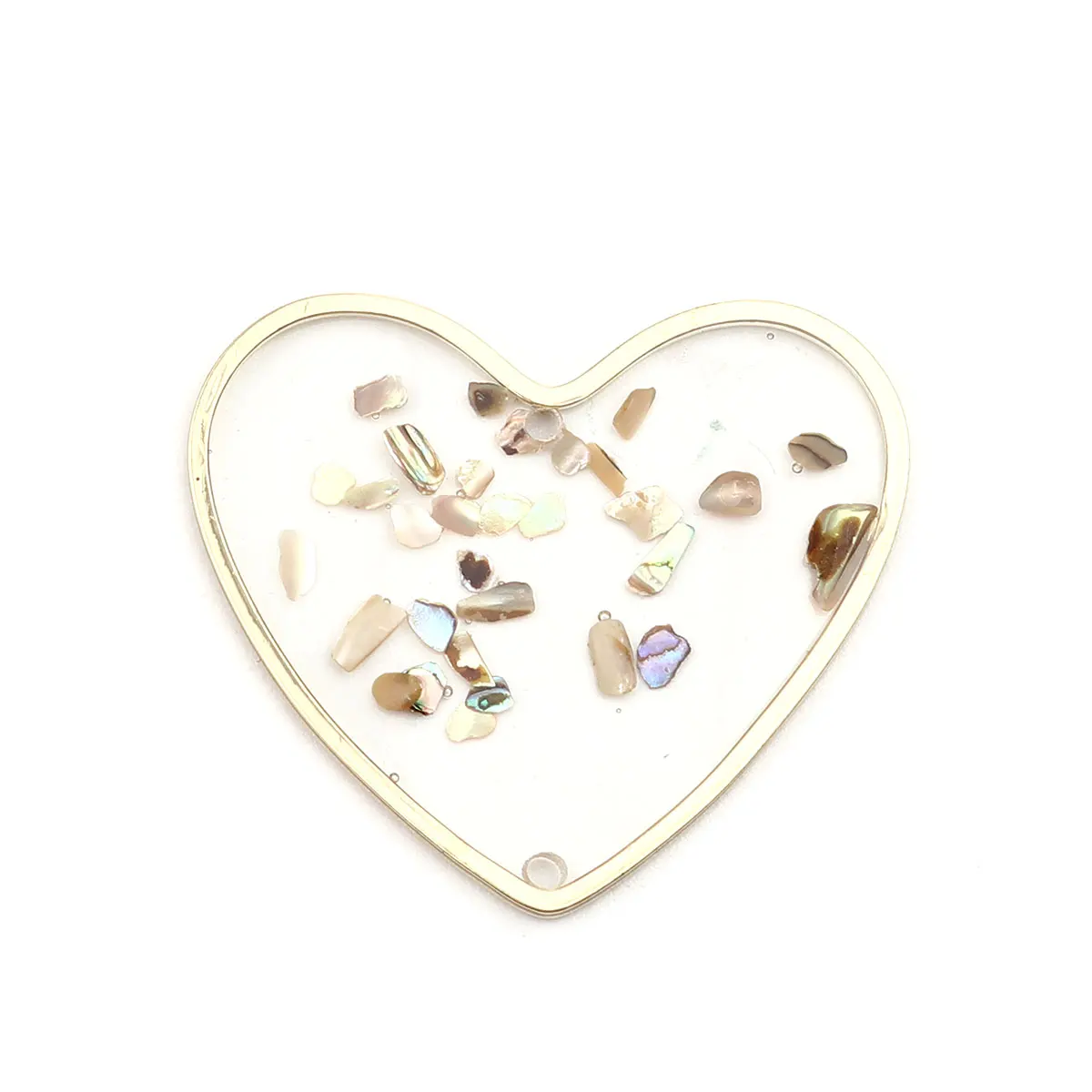 Heart Round Shell Enamel Connectors Zinc Alloy Gold Color Transparent Clear Enamel 3.2cm x 2.8cm For DIY Jewelry Making, 5 PCs
Heart Round Shell Enamel Connectors Zinc Alloy Gold Color Transparent Clear Enamel 3.2cm x 2.8cm For DIY Jewelry Making, 5 PCs