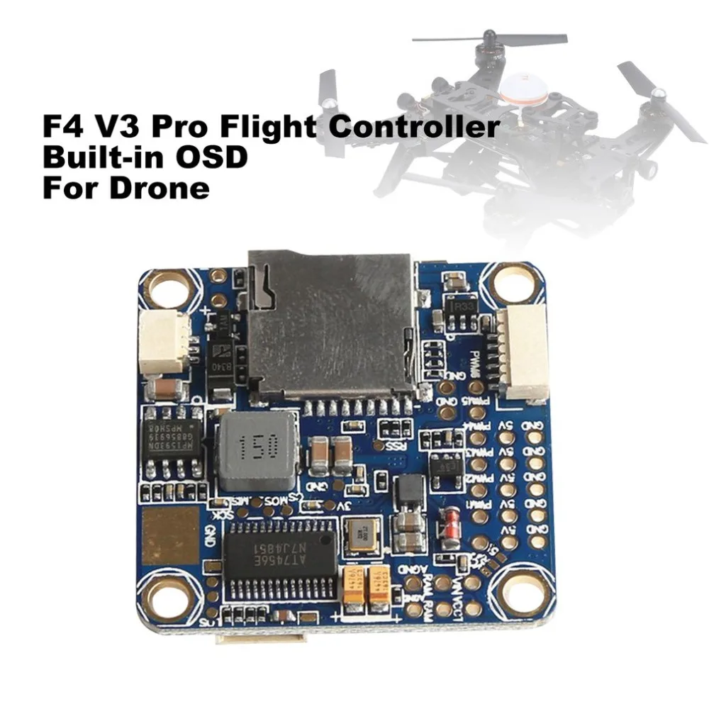 Betaflight F4 Pro V3 Flight Controller Board Built-in Barometer OSD TF Slot For FPV Quadcopter
Betaflight F4 Pro V3 Flight Controller Board Built-in Barometer OSD TF Slot For FPV Quadcopter