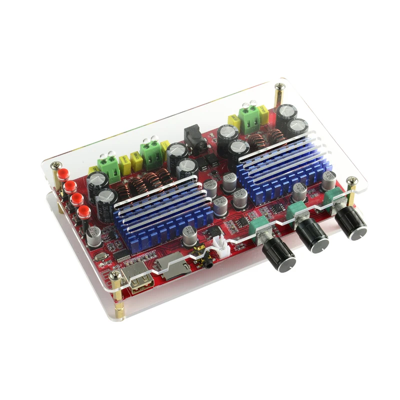 TPA3116D2 Bluetooth Subwoofer Amplifier Board 2*60W 2.1 Channel Digital Audio Power Amplifier Support U Disk TF Decoding DIY Amp
TPA3116D2 Bluetooth Subwoofer Amplifier Board 2*60W 2.1 Channel Digital Audio Power Amplifier Support U Disk TF Decoding DIY Amp