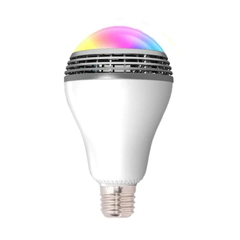 Smart E27 LED RGB Bulb 6W Wireless Bluetooth Speaker Music Playing o Dimmable Light Lamp Music Lamp
Smart E27 LED RGB Bulb 6W Wireless Bluetooth Speaker Music Playing o Dimmable Light Lamp Music Lamp