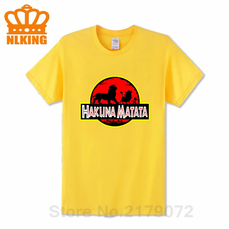 2020 футболки Харадзюку Hakuna Matata Король Лев Симба пембаа Тимон в стиле Юрского