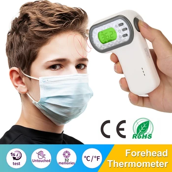 Handheld Infrared Digital Forehead Thermometer Non-contact Body Thermometer Non-contact Handheld Temperature Measure
Handheld Infrared Digital Forehead Thermometer Non-contact Body Thermometer Non-contact Handheld Temperature Measure