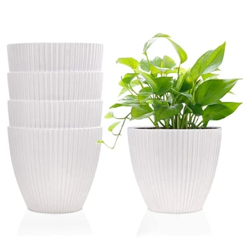 5Pc Modern Decorative Gardening Container, Suitable for Succulents, Flowers, Herbs, Cacti, House and Office Decoration
5Pc Modern Decorative Gardening Container, Suitable for Succulents, Flowers, Herbs, Cacti, House and Office Decoration