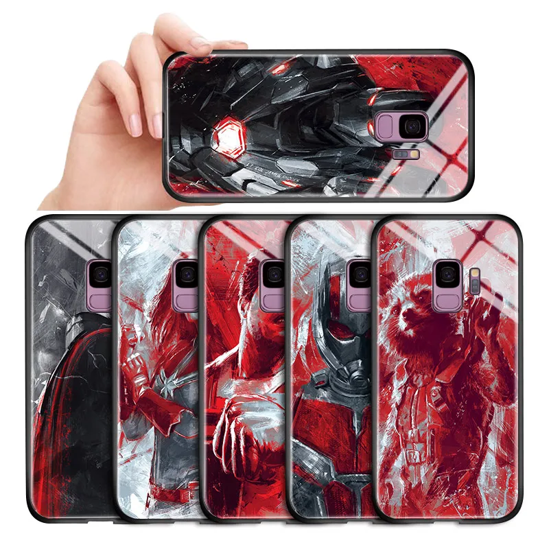 Чехлы для Samsung Galaxy S7 Edge S8 S9 S10 S20 Ultra Plus S10E супергерои Marvel Халк Тор Железный человек