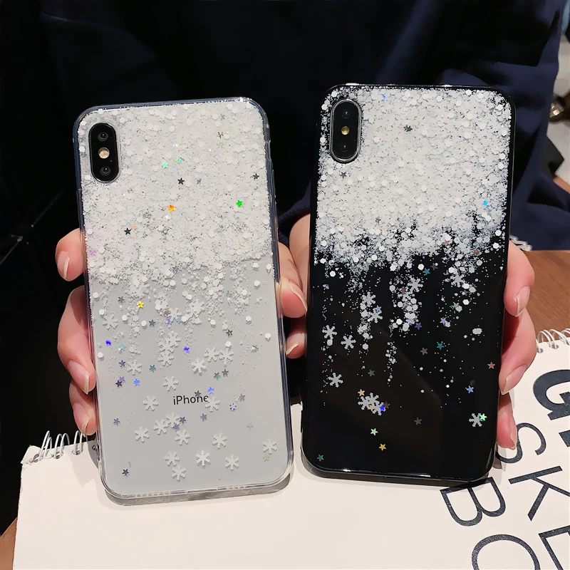 Christmas Bling Glitter Snow Flower Soft Silicone Cases For iPhone 11 Pro X XR XS Max Stars Girl Cover For iPhone 7 8 6 6s Plus
Christmas Bling Glitter Snow Flower Soft Silicone Cases For iPhone 11 Pro X XR XS Max Stars Girl Cover For iPhone 7 8 6 6s Plus