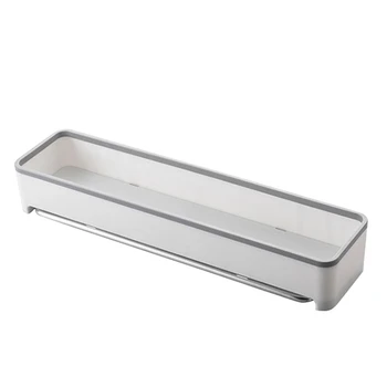 Bathroom Shelf Wall Mounted Shampoo Shower Shelves Holder Kitchen Storage Rack Organizer Towel Bar Bath Accessories Gray
Bathroom Shelf Wall Mounted Shampoo Shower Shelves Holder Kitchen Storage Rack Organizer Towel Bar Bath Accessories Gray
