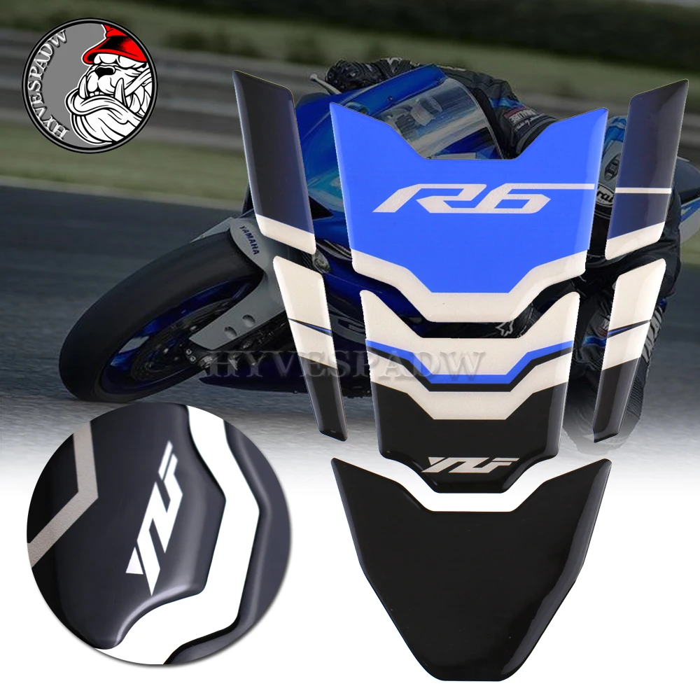 Motorcycle Tank Pad Protector Decal Stickers for Yamaha YZFR6 YZF-R6 YZF600 Tank Pad Decorative Protector
Motorcycle Tank Pad Protector Decal Stickers for Yamaha YZFR6 YZF-R6 YZF600 Tank Pad Decorative Protector