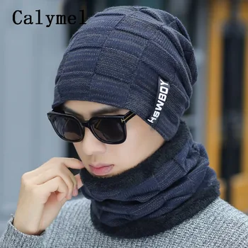 Calymel 2019 New Scarf and Hat Sets Simple Neckerchief Men Knitted Warmer Wool Cap Beanies Autumn Winter Velvet Thick Hat
Calymel 2019 New Scarf and Hat Sets Simple Neckerchief Men Knitted Warmer Wool Cap Beanies Autumn Winter Velvet Thick Hat