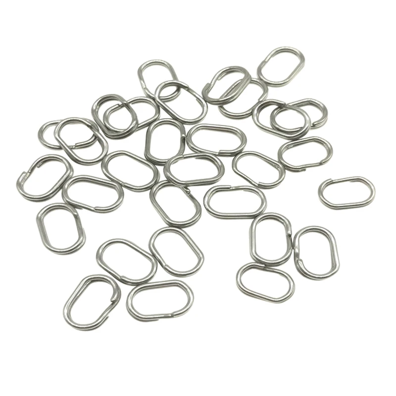 1000Pcs Fishing Goods Accessories Oval Lure Connector Double Ring Stainless Steel Sea Fake Bait Hook Link Fishing Tackles Pesca
1000Pcs Fishing Goods Accessories Oval Lure Connector Double Ring Stainless Steel Sea Fake Bait Hook Link Fishing Tackles Pesca
