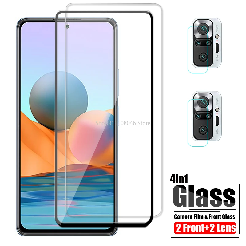 Защитное стекло для экрана Xiaomi Redmi Note 10 S Pro Max защитные пленки камеры на Note10