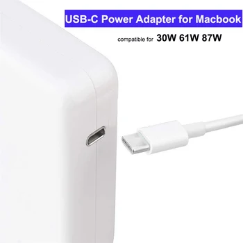 30W 61W 87W USB Type C PD Charger USB C Power Laptop Adapter for Macbook Pro 12 /13 inch Huawei Matebook HP DELL XPS Notebooks
30W 61W 87W USB Type C PD Charger USB C Power Laptop Adapter for Macbook Pro 12 /13 inch Huawei Matebook HP DELL XPS Notebooks