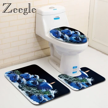 Zeegle 3pcs Bathroom Carpet Set Toilet U Type Bath Mat Anti Slip Toilet Seat Cover Mat Flannel Toilet Pedestal Rug Bath Mat Set
Zeegle 3pcs Bathroom Carpet Set Toilet U Type Bath Mat Anti Slip Toilet Seat Cover Mat Flannel Toilet Pedestal Rug Bath Mat Set