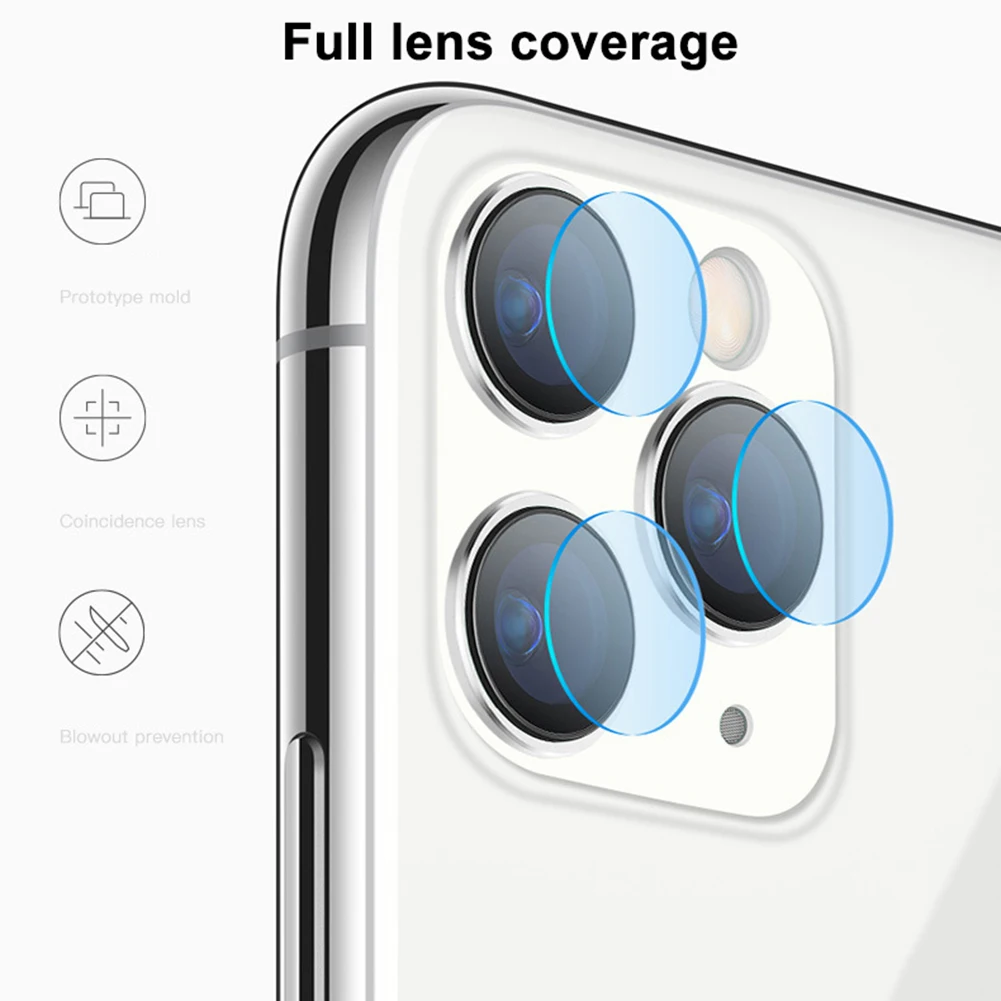 Tempered Glass Dust-Proof Back Camera Lens Protective Film for iPhone 11 Pro Max