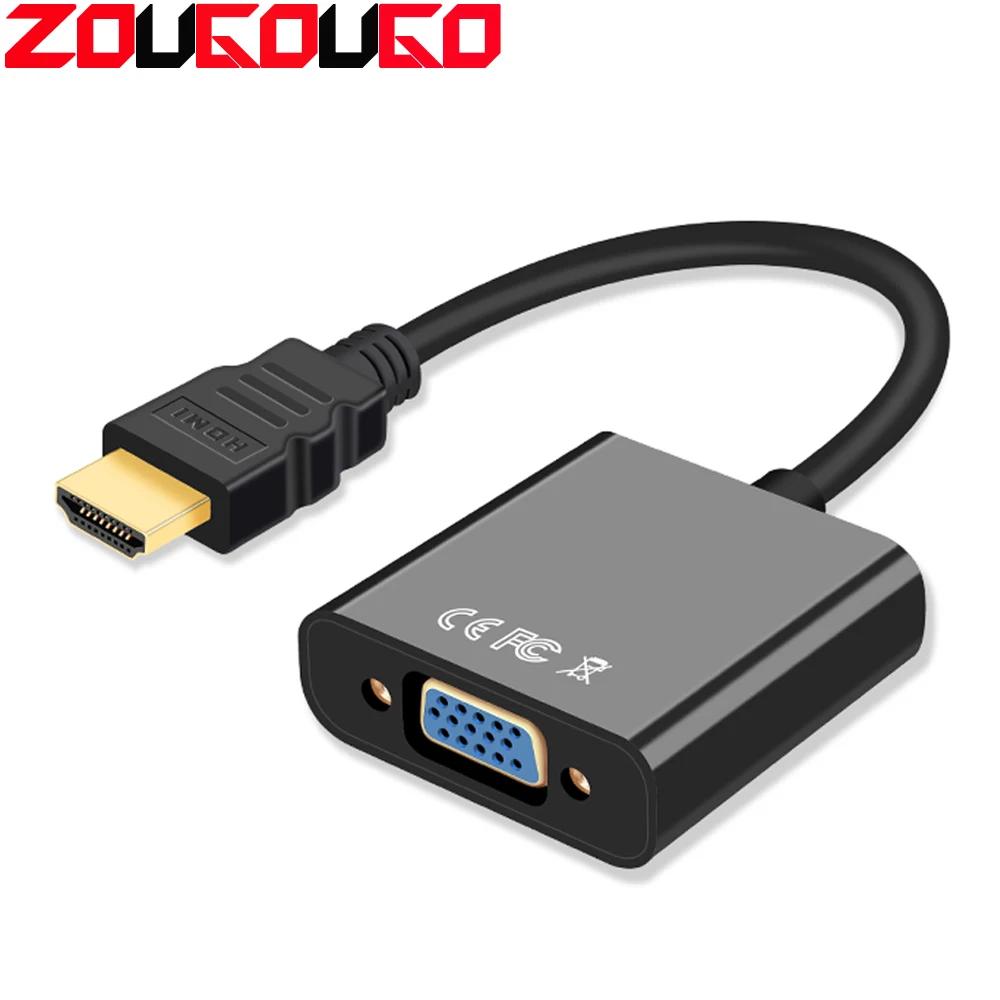 Hot HDMI to VGA Adapter Male To Famale Converter Adapter 1080P with Audio Cable For PC Laptop Tablet
Hot HDMI to VGA Adapter Male To Famale Converter Adapter 1080P with Audio Cable For PC Laptop Tablet