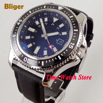 New arrive Bliger 44mm Miyota no logo Automatic wrist watch men polished SS Case waterproof black dial luminous ceramic bezel 
New arrive Bliger 44mm Miyota no logo Automatic wrist watch men polished SS Case waterproof black dial luminous ceramic bezel