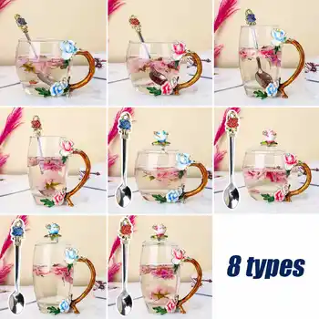 8 Types Enamel Color Coffee /Tea Cup Glass Chinese Tea Cup Coffee Mugs Created Heat-Resistant Glass Cups Set with Stainless
8 Types Enamel Color Coffee /Tea Cup Glass Chinese Tea Cup Coffee Mugs Created Heat-Resistant Glass Cups Set with Stainless