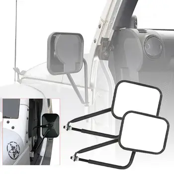 For Jeep Wrangler CJ YJ TJ JK JL Car Side Mirrors Square Doorless Rear View Mirrors Easy To Install
For Jeep Wrangler CJ YJ TJ JK JL Car Side Mirrors Square Doorless Rear View Mirrors Easy To Install