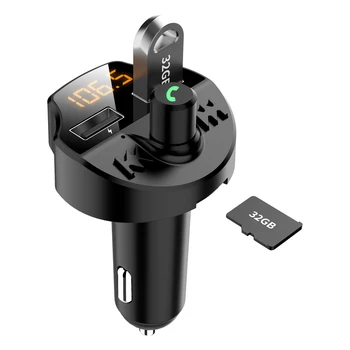 Voltage FM Transmitter Aux Modulator Bluetooth Handsfree Kit Car Audio MP3 Player 3.1A Fast Charge Dual USB Car Charger Adapter
Voltage FM Transmitter Aux Modulator Bluetooth Handsfree Kit Car Audio MP3 Player 3.1A Fast Charge Dual USB Car Charger Adapter