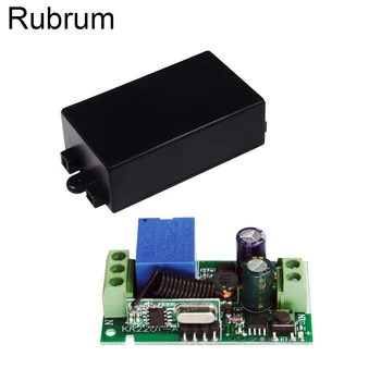 Rubrum 433 MHz Wireless AC 110V 220V 1 CH Remote Control Switch RF Relay Receiver Module For Light Lamp Garage Door Opener Diy
Rubrum 433 MHz Wireless AC 110V 220V 1 CH Remote Control Switch RF Relay Receiver Module For Light Lamp Garage Door Opener Diy