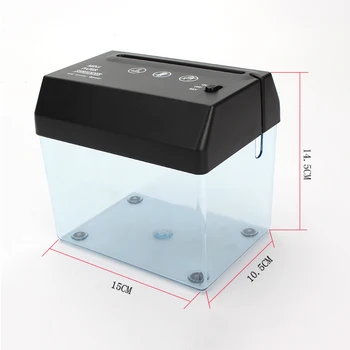Economical Mini Electric Shredder A6Crusher Paper Documents Cutting Machine with Letter Opener for Home Office Desktop d
Economical Mini Electric Shredder A6Crusher Paper Documents Cutting Machine with Letter Opener for Home Office Desktop d