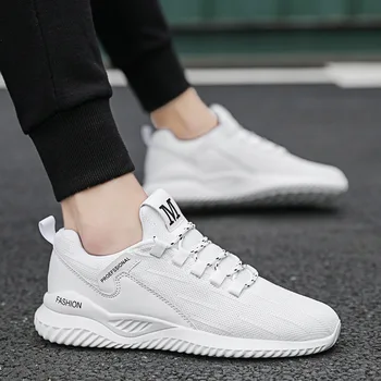 2020 Fashion Mens sneakers Knitting Sports Leisure Running Shoes Trendy Black White sneakers Walking shoes for mens Light shoes 
2020 Fashion Mens sneakers Knitting Sports Leisure Running Shoes Trendy Black White sneakers Walking shoes for mens Light shoes