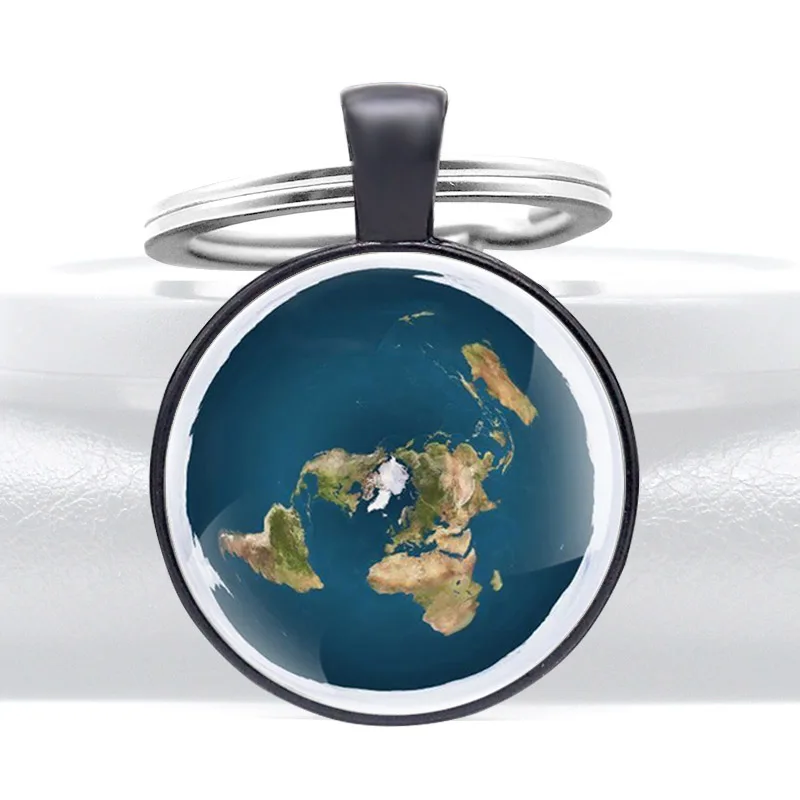 The earth is Flat Glass Cabochon Metal Pendant Key Chain Fashion Men Women Key Ring Jewelry Gifts Keychains
The earth is Flat Glass Cabochon Metal Pendant Key Chain Fashion Men Women Key Ring Jewelry Gifts Keychains