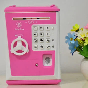 Fingerprint Electronic Piggy Bank ATM Password Money Box Cash Coin Saving Box for Kids Birthday Christmas Gift
Fingerprint Electronic Piggy Bank ATM Password Money Box Cash Coin Saving Box for Kids Birthday Christmas Gift