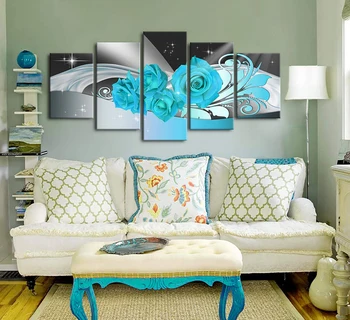 5 Pieces Teal and Red Rose Flower Wall Art Floral Canvas Prints Painting Framed Picture Home Decoration Accessories Modern Table
5 Pieces Teal and Red Rose Flower Wall Art Floral Canvas Prints Painting Framed Picture Home Decoration Accessories Modern Table