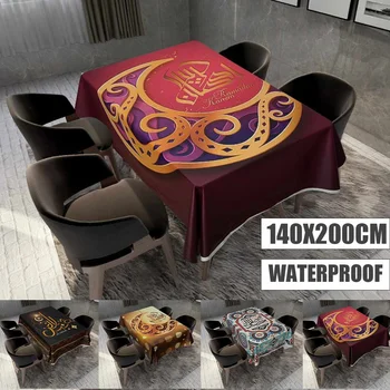 140x200cm Muslim Eid Mubarak Printed Tablecloth Waterproof Rectangle Dining Tablecloth Kitchen Table Cover Ramadan Decor Home
140x200cm Muslim Eid Mubarak Printed Tablecloth Waterproof Rectangle Dining Tablecloth Kitchen Table Cover Ramadan Decor Home