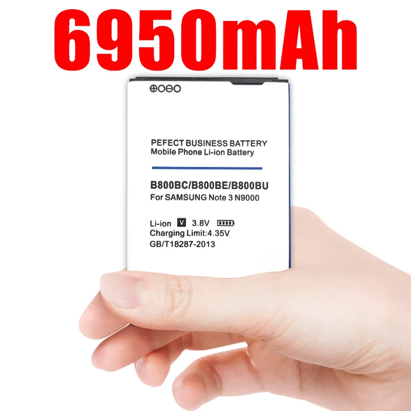 

6950mAh B800BC B800BE/BU Battery for Samsung Galaxy Note 3 N9000 N9005 N900A N900 N9002 N9008 N9009 N9006 N9008S N9008V