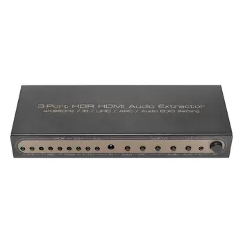 3 Port HDMI Switch Switcher 3x1 HDMI Audio Extractor 4Kx2K HDMI Switch Splitter Achieving Synchronized Separation Audio Output
3 Port HDMI Switch Switcher 3x1 HDMI Audio Extractor 4Kx2K HDMI Switch Splitter Achieving Synchronized Separation Audio Output