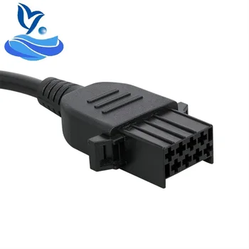 Truck Cable Extension Connector 8Pin to OBD2 16Pin Female Fits 8 Pin 
Truck Cable Extension Connector 8Pin to OBD2 16Pin Female Fits 8 Pin