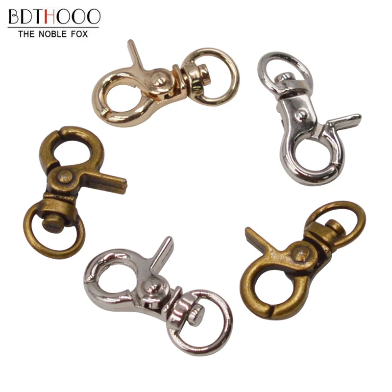 5 Color 50Pcs Metal Small Tongs Clasps Swivel Clips Snap Hook Buckle for Bag Chain DIY Bag Accessories Buckle Hook Keychain
5 Color 50Pcs Metal Small Tongs Clasps Swivel Clips Snap Hook Buckle for Bag Chain DIY Bag Accessories Buckle Hook Keychain