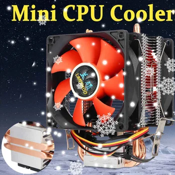 2 Copper Heatpipes CPU Cooler 3pin Computer PC Case Cooling Cooler Dual Fan For Intel LGA 775/1150/1151/1155/1156 AMD AM2 AMD3
2 Copper Heatpipes CPU Cooler 3pin Computer PC Case Cooling Cooler Dual Fan For Intel LGA 775/1150/1151/1155/1156 AMD AM2 AMD3