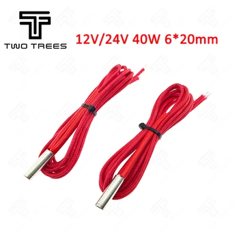 5PCS 3D Print Part 12V 40W 1M Ceramic Cartridge Heating tube 6*20mm For Extruder Part Heating Tube 12V/24V 40W Extrusion Heater
5PCS 3D Print Part 12V 40W 1M Ceramic Cartridge Heating tube 6*20mm For Extruder Part Heating Tube 12V/24V 40W Extrusion Heater