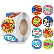 Reward Sticker for Kids Cute Pattern With English Words Labels Encourage Student 500PCS/ROLL 1 Inch Handmade Encourage Sticker
Reward Sticker for Kids Cute Pattern With English Words Labels Encourage Student 500PCS/ROLL 1 Inch Handmade Encourage Sticker
