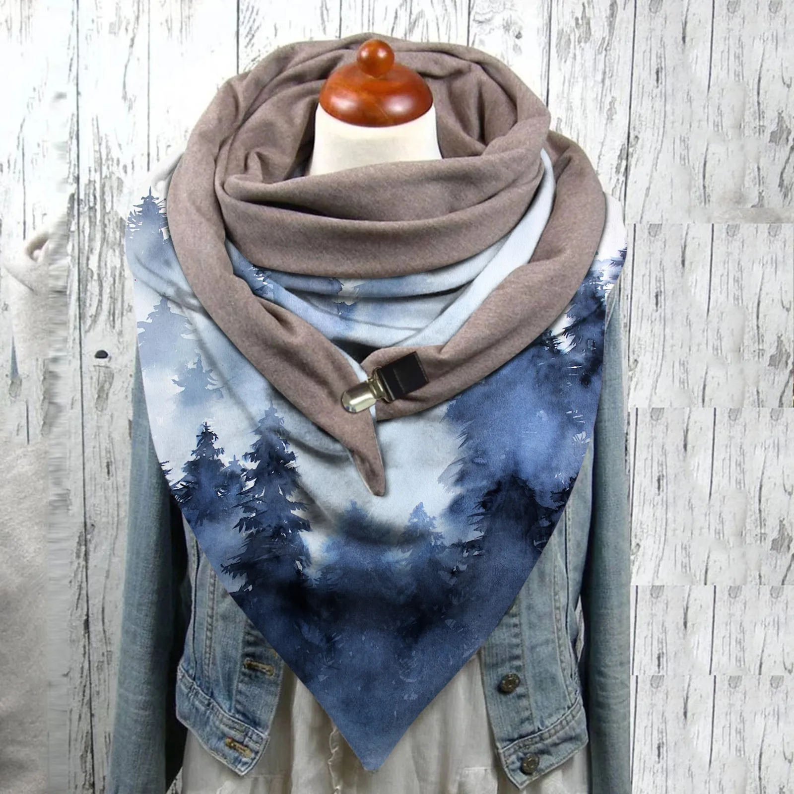 Universal Unisex Scarf Autumn Winter Warm Scarves Windproof Stitching Color Double-Layer Buckle Scarf Button Soft Wrap Shawls
Universal Unisex Scarf Autumn Winter Warm Scarves Windproof Stitching Color Double-Layer Buckle Scarf Button Soft Wrap Shawls