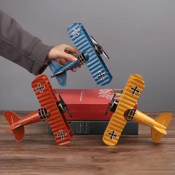 Vintage Retro Iron Art Classic Fighter Aircraft Figurines Metal Plane Model Glider Biplane Miniatures Home Decor Airplane Kidtoy
Vintage Retro Iron Art Classic Fighter Aircraft Figurines Metal Plane Model Glider Biplane Miniatures Home Decor Airplane Kidtoy