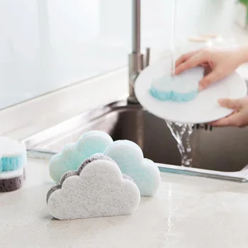 6pcs Creative Cloud Shaped Cleaning Sponge Home Practical Kitchen Cleaning Sponge for Dish Cup Bowl Desktop (3pcs Gray + 3pcs Bl
6pcs Creative Cloud Shaped Cleaning Sponge Home Practical Kitchen Cleaning Sponge for Dish Cup Bowl Desktop (3pcs Gray + 3pcs Bl