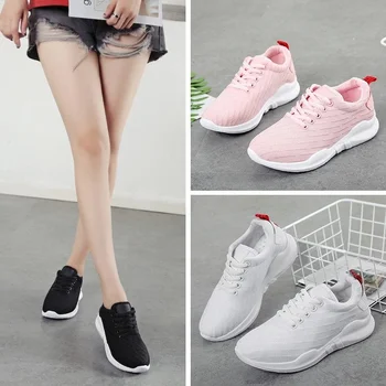 Sports Shoes Female Students Breathable Casual Running Comfortable Flying Woven Women's Shoes Women Flat Running Shoes
Sports Shoes Female Students Breathable Casual Running Comfortable Flying Woven Women's Shoes Women Flat Running Shoes