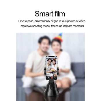 Smart Shooting Selfie Stick Smartphone Holder Mount 360 Rotation Auto Face Tracking Object Tracking Camera Phone Holder
Smart Shooting Selfie Stick Smartphone Holder Mount 360 Rotation Auto Face Tracking Object Tracking Camera Phone Holder