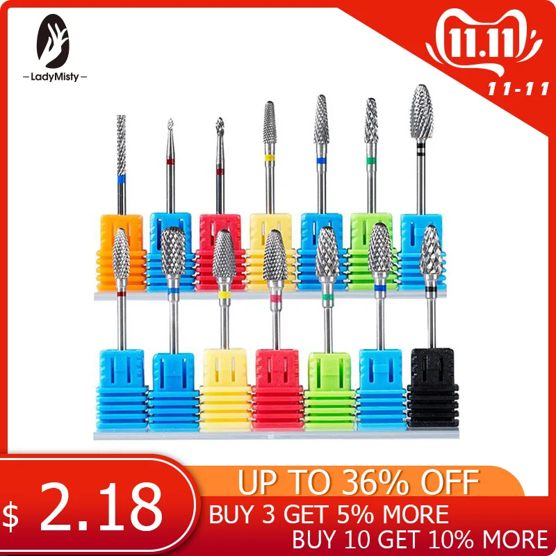 Ladymisty 2.35mm Tungsten Carbide Nail Drill Bits Machine Nail Cutter Nail File Manicure For Manicure Nail Art Accessories
Ladymisty 2.35mm Tungsten Carbide Nail Drill Bits Machine Nail Cutter Nail File Manicure For Manicure Nail Art Accessories