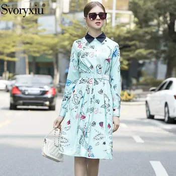Svoryxiu Runway Designer Autumn Winter Dress Women's Elegant Long Sleeve Flower Print Midi Dresses Vestdios
Svoryxiu Runway Designer Autumn Winter Dress Women's Elegant Long Sleeve Flower Print Midi Dresses Vestdios