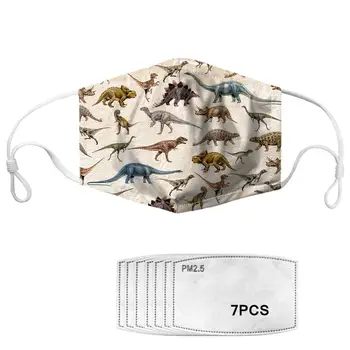 Dust-proof Lovely Dinos Mask Prevent Infection Cute Dinosaur PM2.5 7PCS Filters Winter Health Women Kids Masks Dropshipping Free
Dust-proof Lovely Dinos Mask Prevent Infection Cute Dinosaur PM2.5 7PCS Filters Winter Health Women Kids Masks Dropshipping Free
