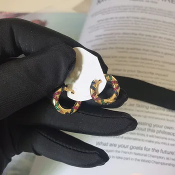 UMGODLY Luxury Brand Solid Yellow Gold Color Multicolor Zirconia Geometric Patterns Mana Tribal Hoop Earrings for Women Jewelry
UMGODLY Luxury Brand Solid Yellow Gold Color Multicolor Zirconia Geometric Patterns Mana Tribal Hoop Earrings for Women Jewelry