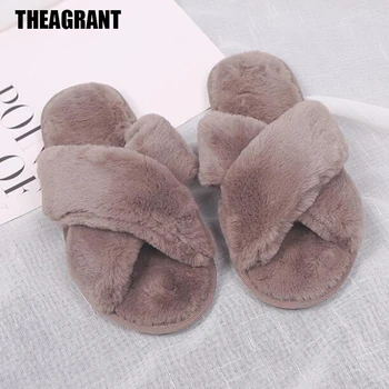 THEAGRANT 2019 Comfortable Indoor Shoes Woman Slippers Winter Fur Plush Flat Women Slippers Cross-tied Home Cotton Shoes WSL2011
THEAGRANT 2019 Comfortable Indoor Shoes Woman Slippers Winter Fur Plush Flat Women Slippers Cross-tied Home Cotton Shoes WSL2011